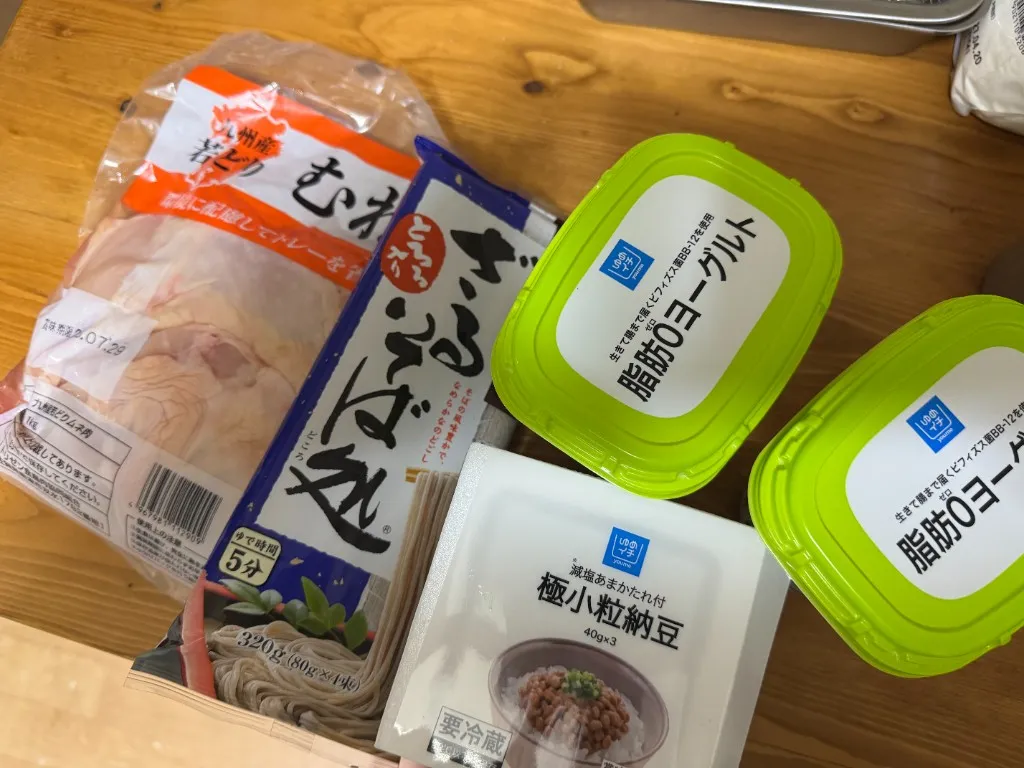 買ってきた食材